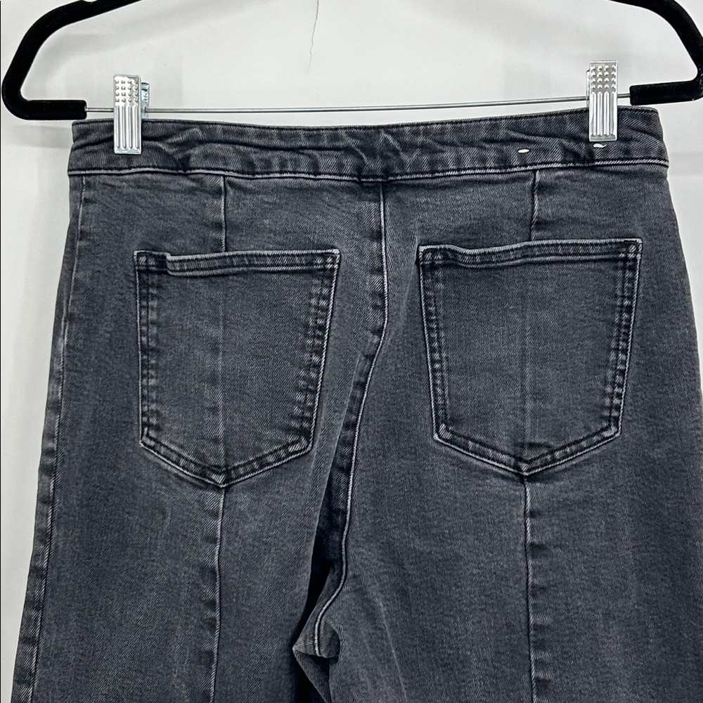Boden Black Sailor Wide Leg Jeans Size 10 LONG - Picture 8 of 9